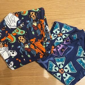 Bundle of (2) Like New LuLaRoe Halloween Kids Leggings